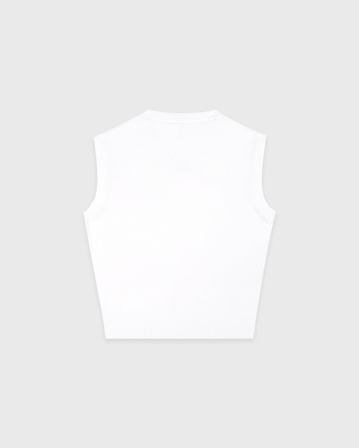 Sporty & Rich Signature Logo Knitted Vest - White