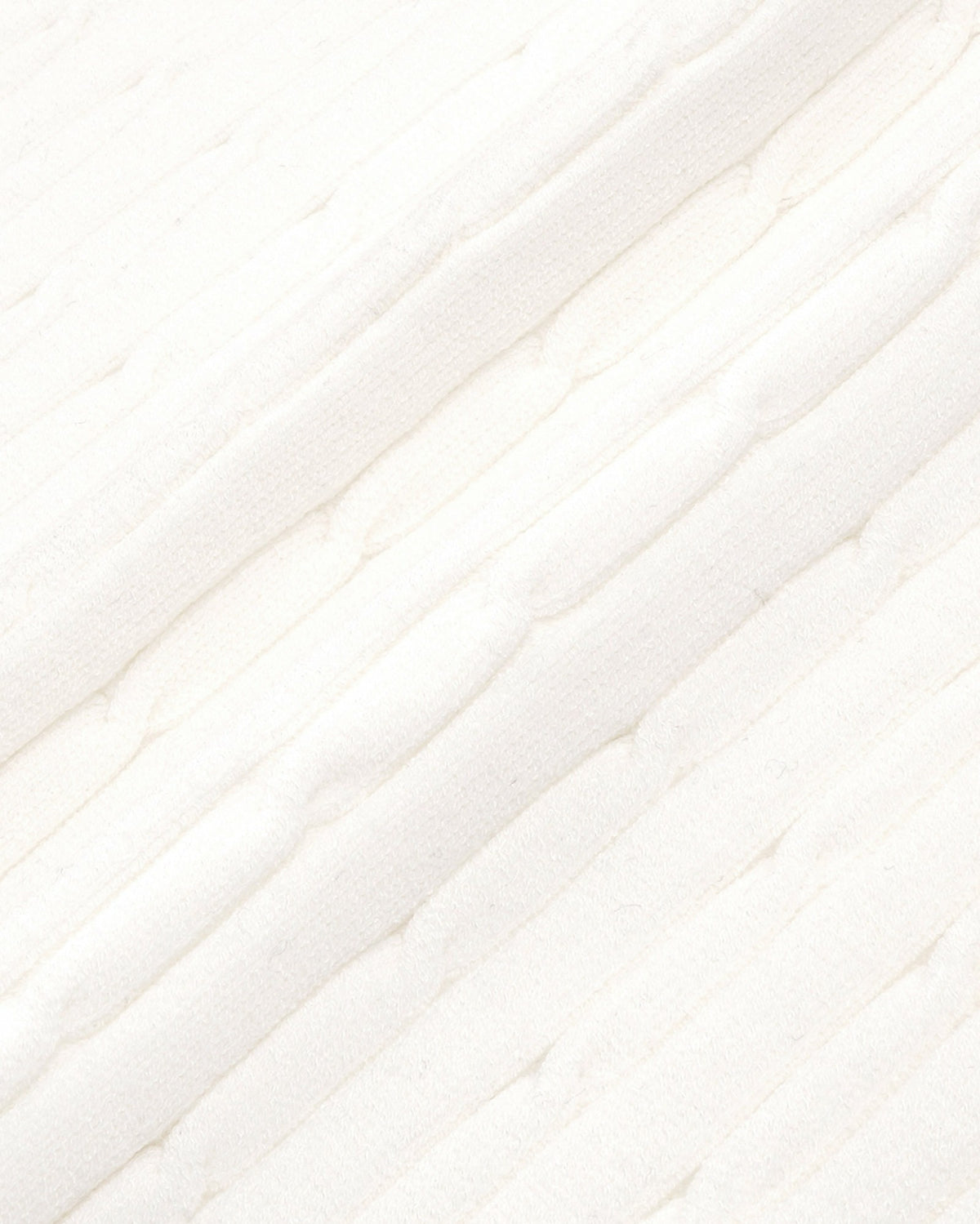Sporty & Rich SRC Mini Cable LS Polo - Ecru/Forest