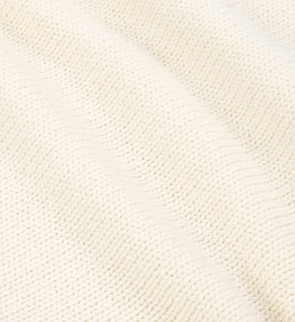 Sporty & Rich Bristol Crest Cotton Knit Sweater - Cream