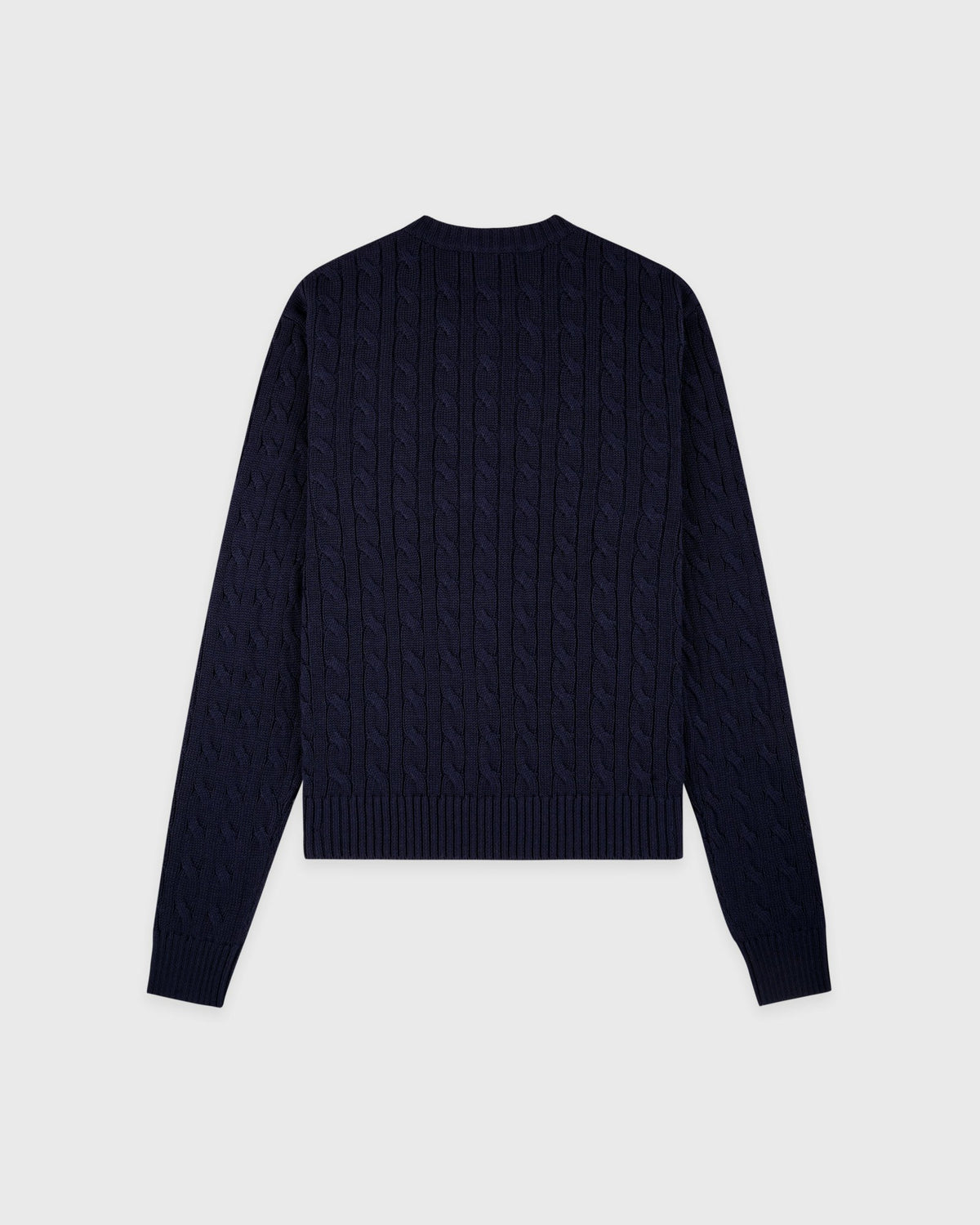 Sporty & Rich SRC Cable Sweater - Dark Navy