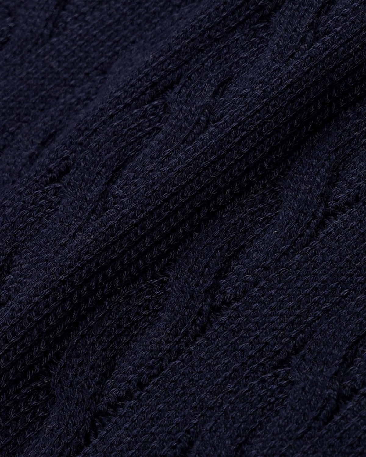 Sporty & Rich SRC Cable Sweater - Dark Navy