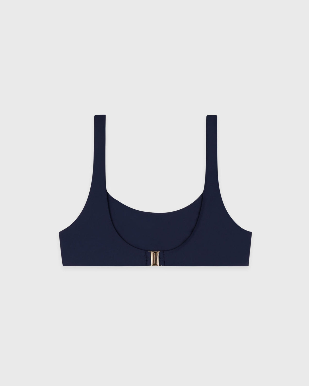 Sporty & Rich NY Crest Claudia Bikini Top - Light Navy/White