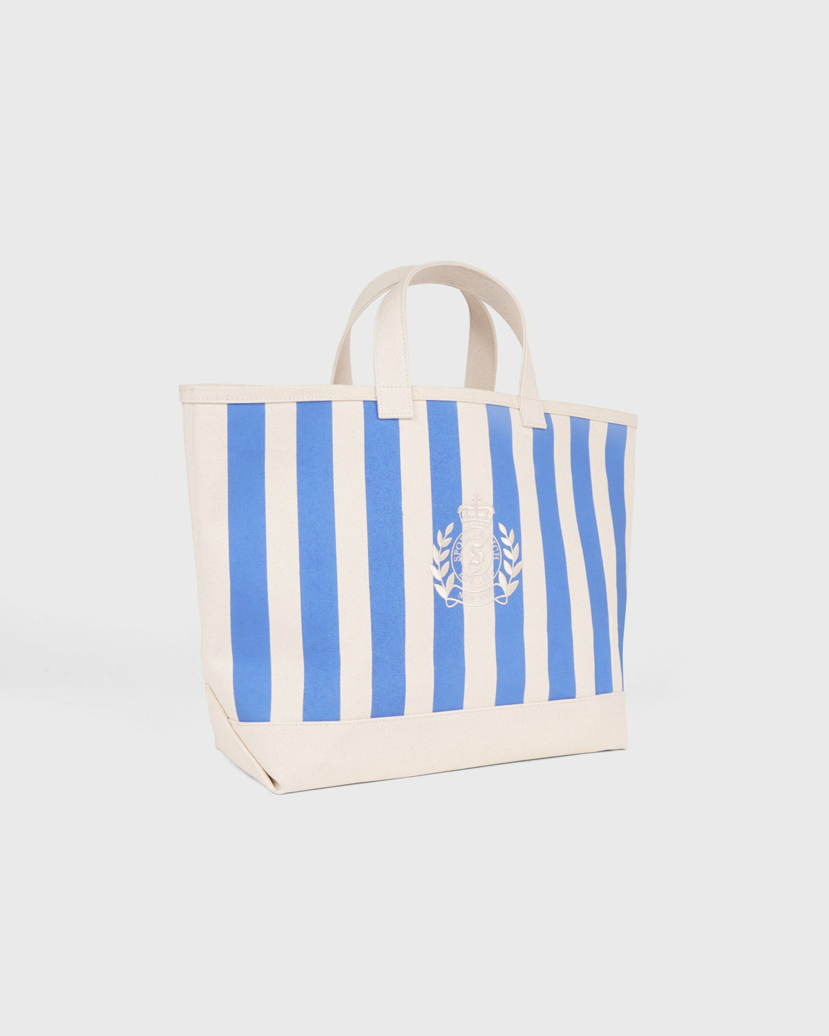 Sporty & Rich NY Crest Beach Tote - Natural/Softee