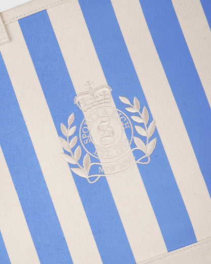 Sporty & Rich NY Crest Beach Tote - Natural/Softee