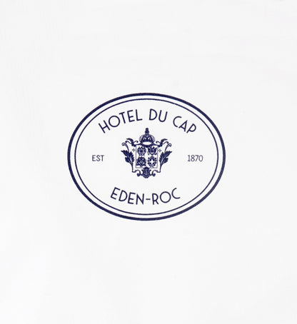 Sporty & Rich Eden Crest One Piece Swimsuit - White/Navy