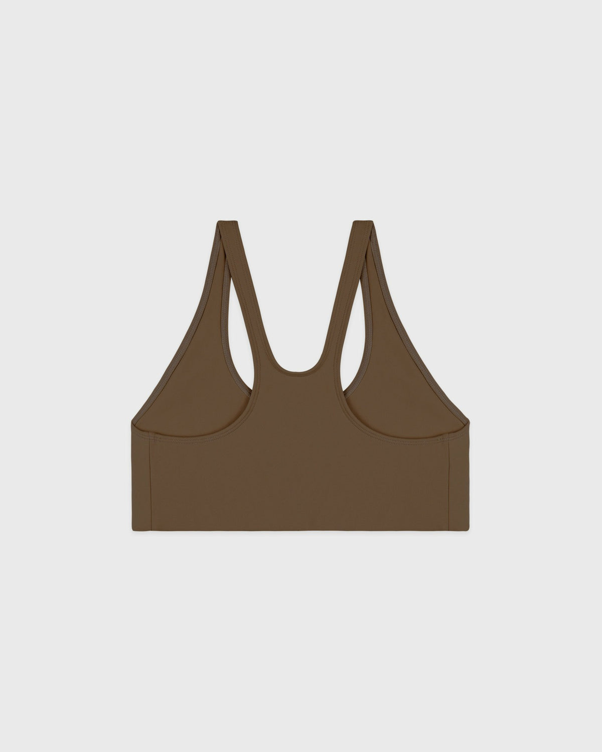 Sporty & Rich Serif Logo Sports Bra - Sand