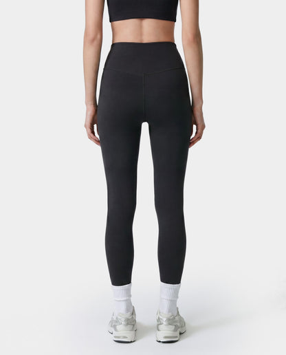 Sporty & Rich Serif Logo Legging - Carbon