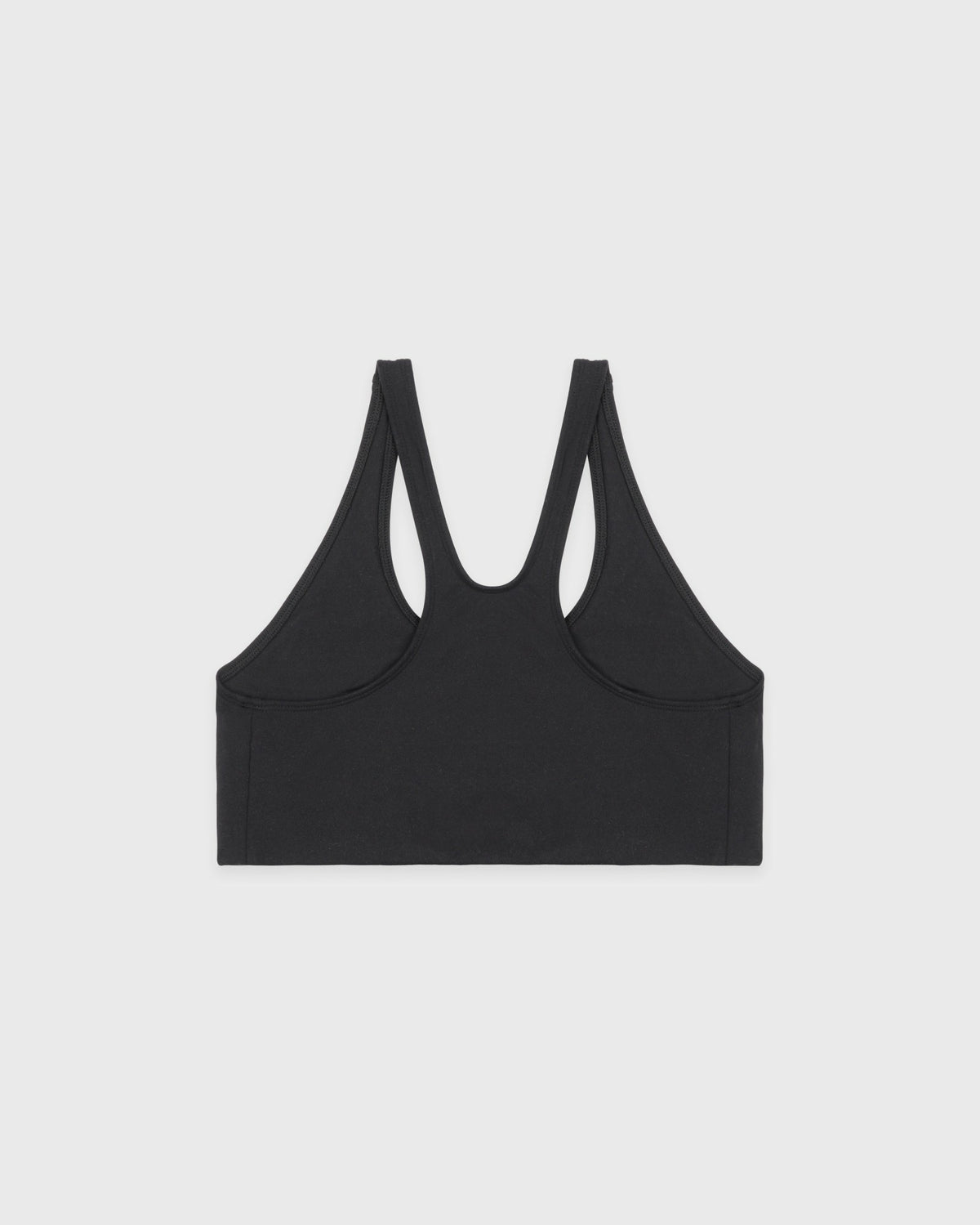 Sporty & Rich Serif Logo Sports Bra - Carbon