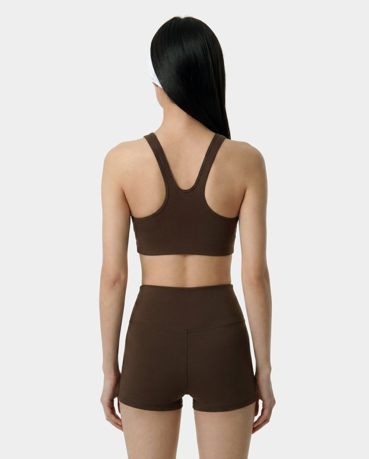 Sporty & Rich Serif Logo Sports Bra - Cioco