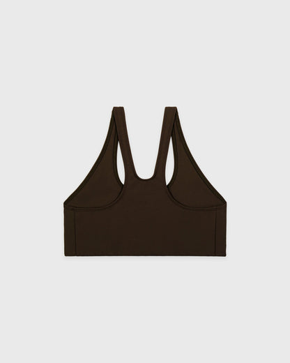 Sporty & Rich Serif Logo Sports Bra - Cioco