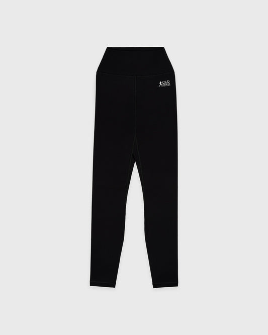 Sporty & Rich SR Runner Short Legging - Black