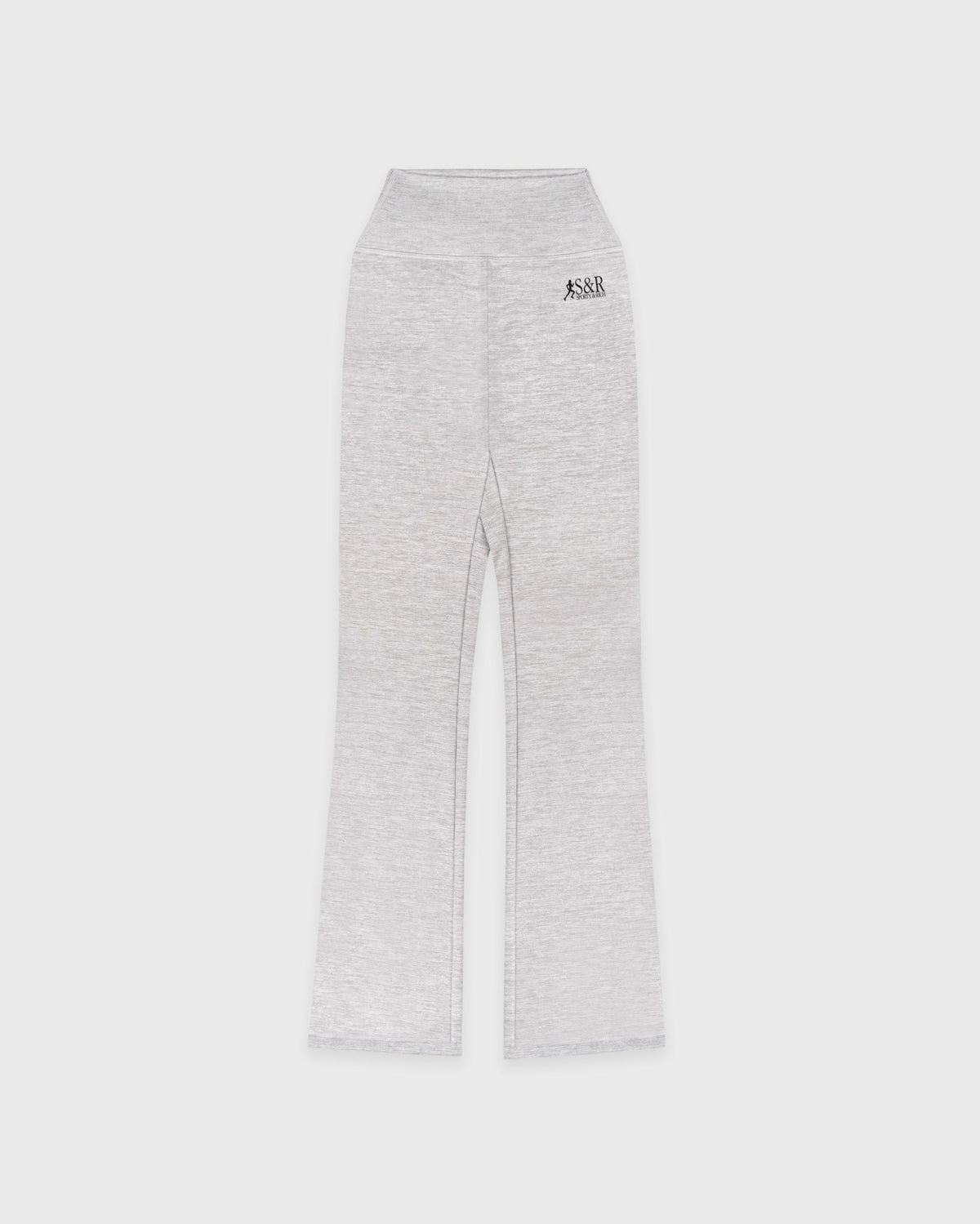 Sporty & Rich SR Runner Flared Legging - Heather Gray