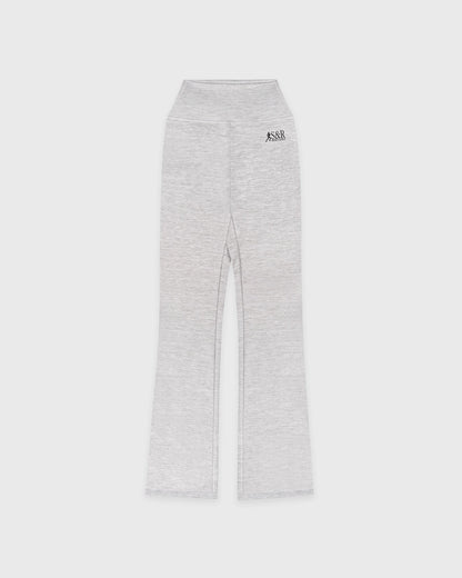 Sporty & Rich SR Runner Flared Legging - Heather Gray