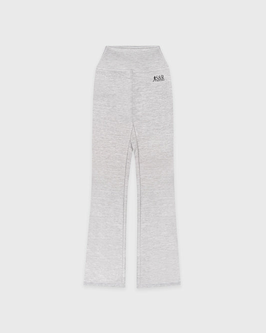Sporty & Rich SR Runner Flared Legging - Heather Gray