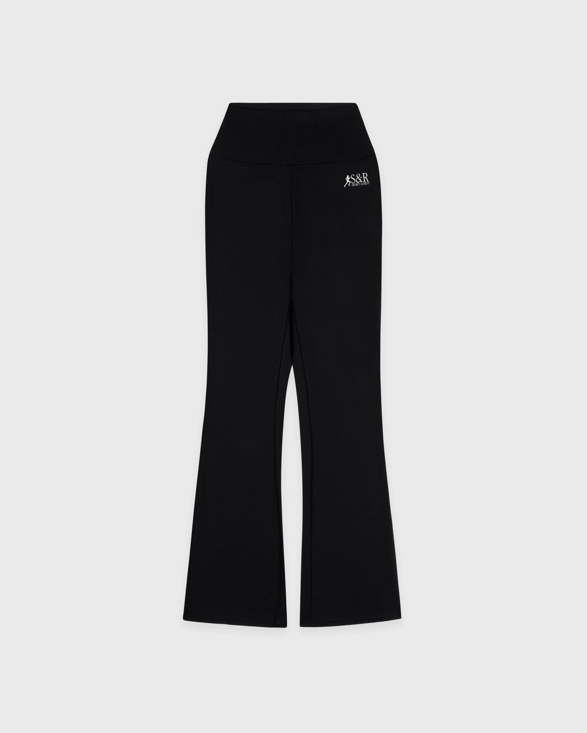 Sporty & Rich SR Runner Flared Legging - Black