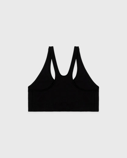 Sporty & Rich SR Runner Sports Bra - Black/White