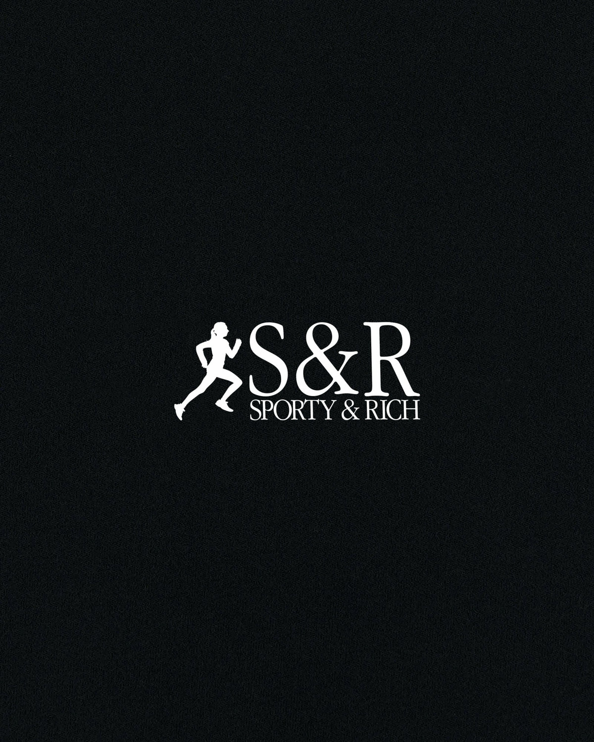 Sporty & Rich SR Runner Sports Bra - Black/White