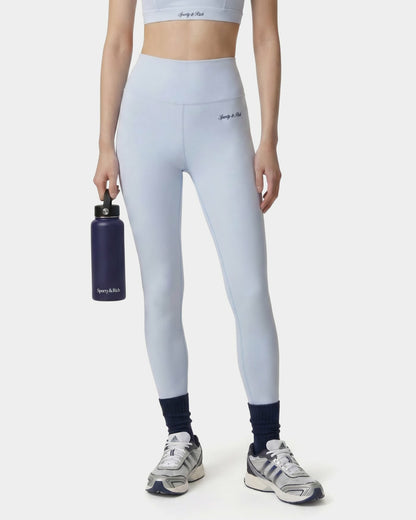Sporty & Rich Signature Logo Legging - Ciel/Navy
