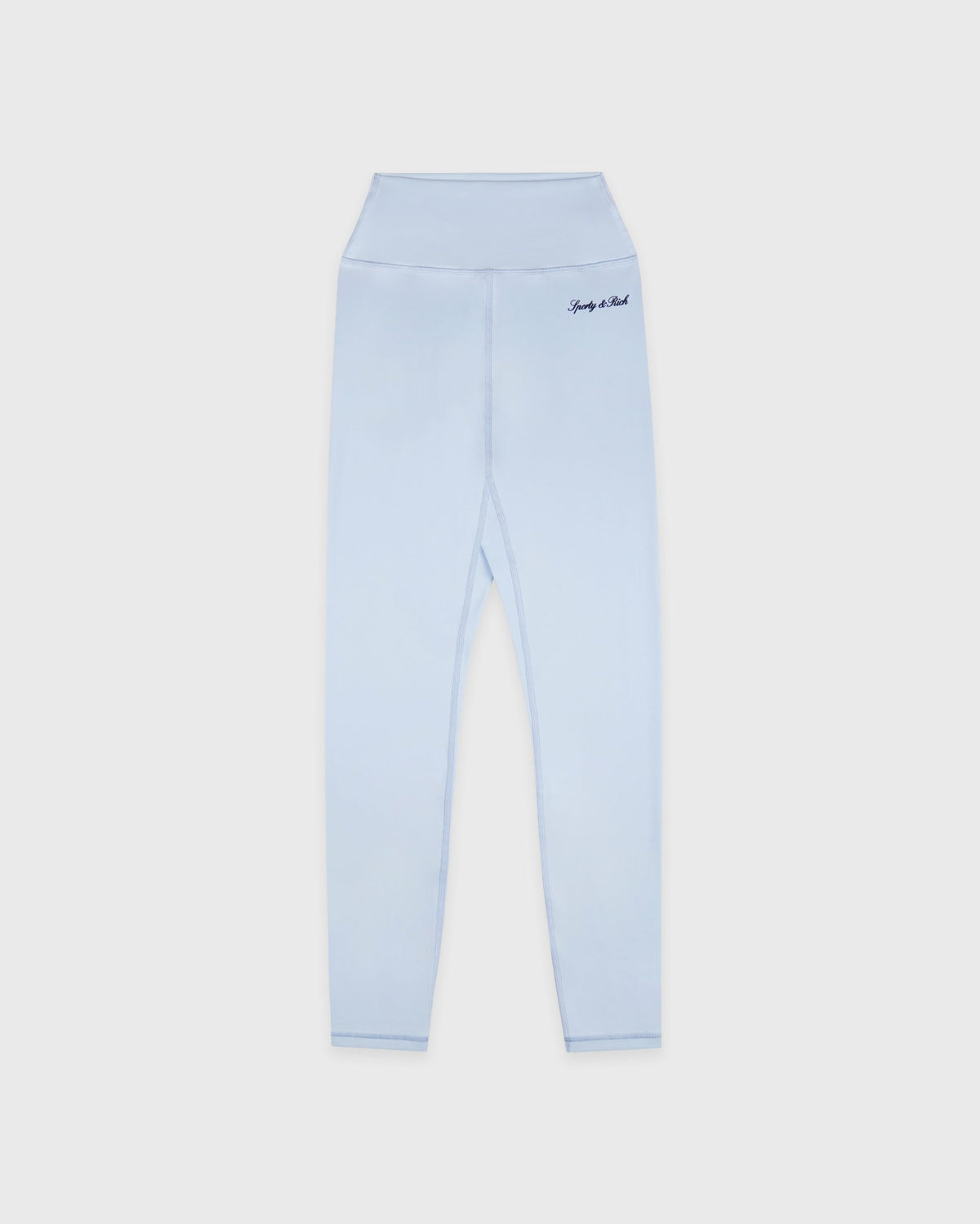 Sporty & Rich Signature Logo Legging - Ciel/Navy