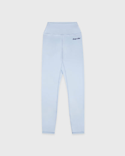 Sporty & Rich Signature Logo Legging - Ciel/Navy