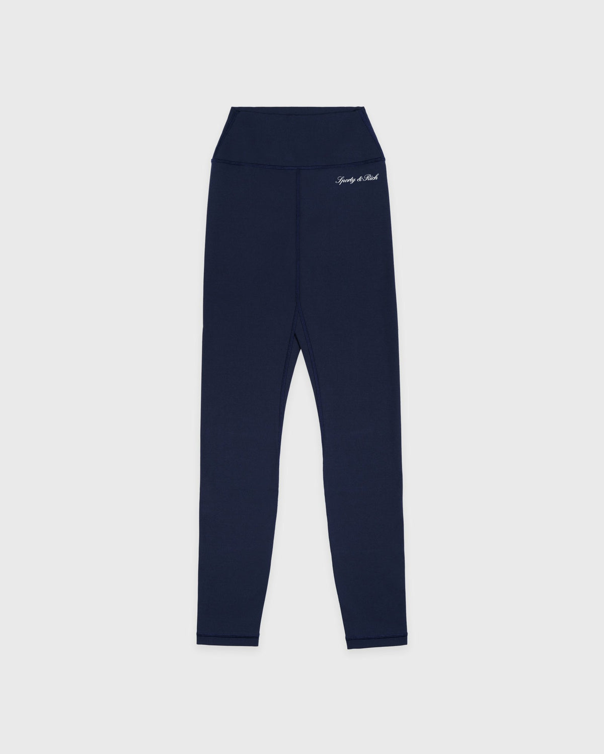Sporty & Rich Signature Logo Legging - Navy