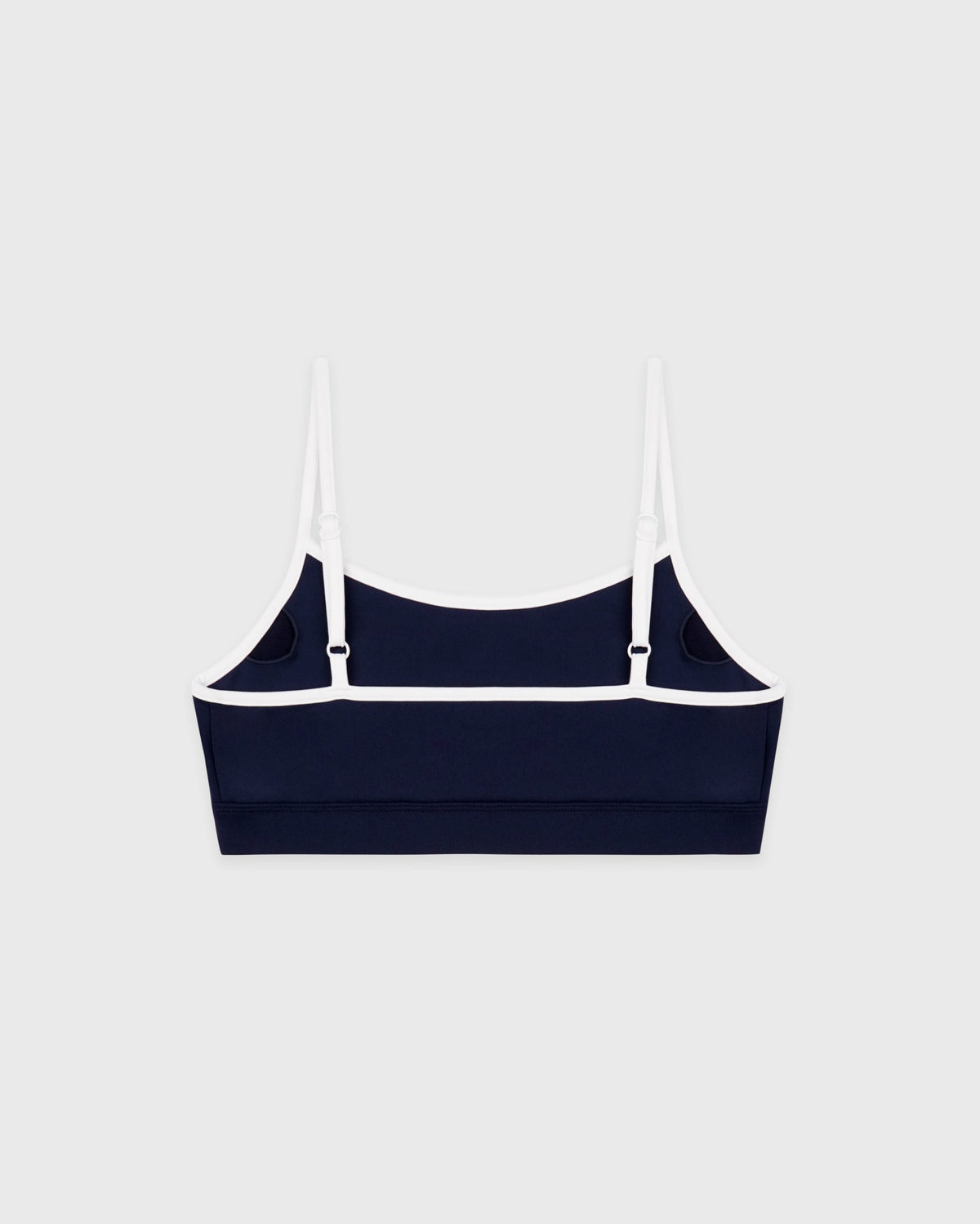 Sporty & Rich Signature Logo Athletic Bra - Navy/White