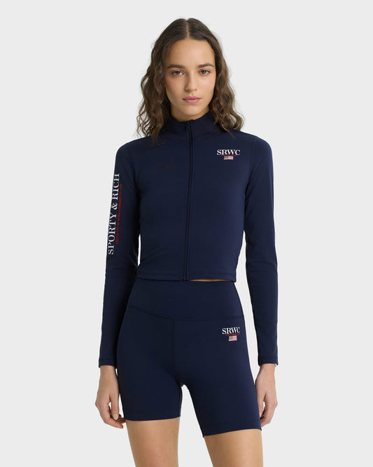 Sporty & Rich Nautical Sports Jacket - Navy