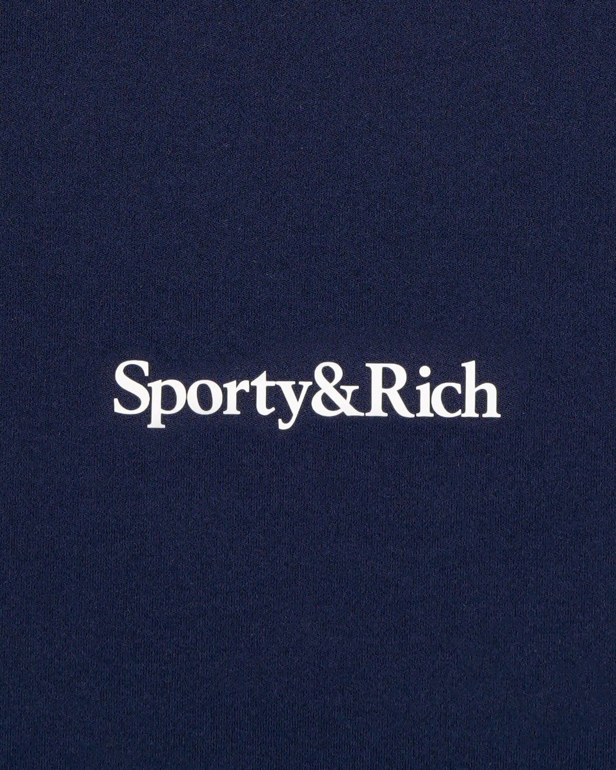Sporty & Rich Serif Logo Sports Tank - Navy/White