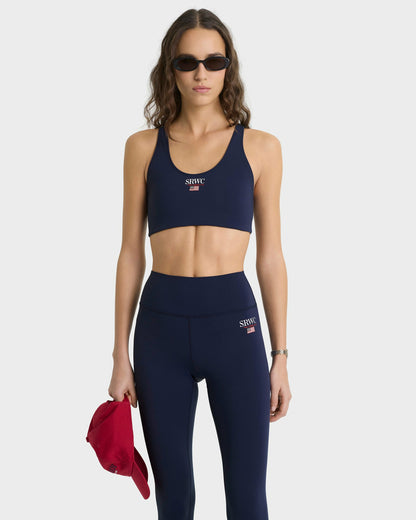 Sporty & Rich Nautical Sports Bra - Navy
