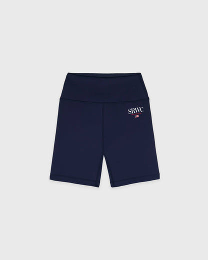 Sporty & Rich Nautical Biker Short - Navy