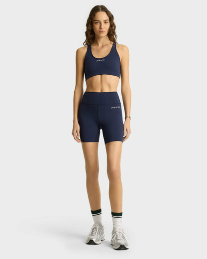 Sporty & Rich Syracuse Sports Bra - Navy/White