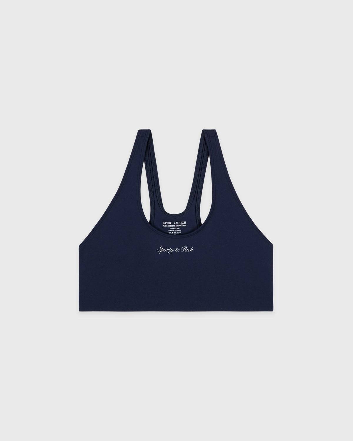 Sporty & Rich Syracuse Sports Bra - Navy/White