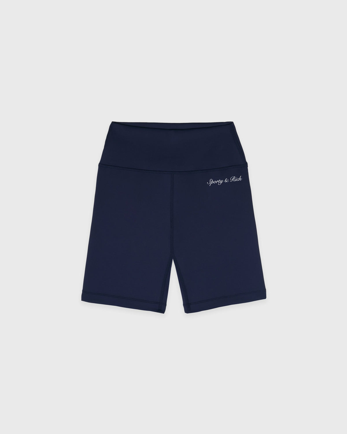 Sporty & Rich Syracuse Biker Shorts - Navy/White