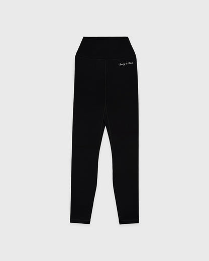 Sporty & Rich Syracuse Leggings - Black/White