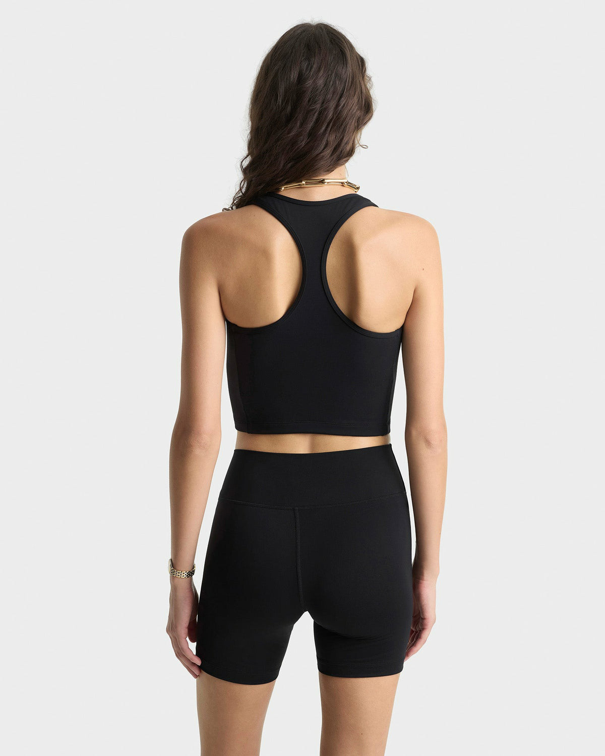 Sporty & Rich Signature Logo Sports Tank - Black/White