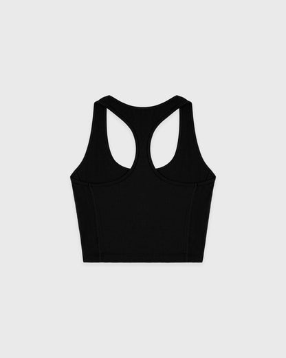 Sporty & Rich Signature Logo Sports Tank - Black/White