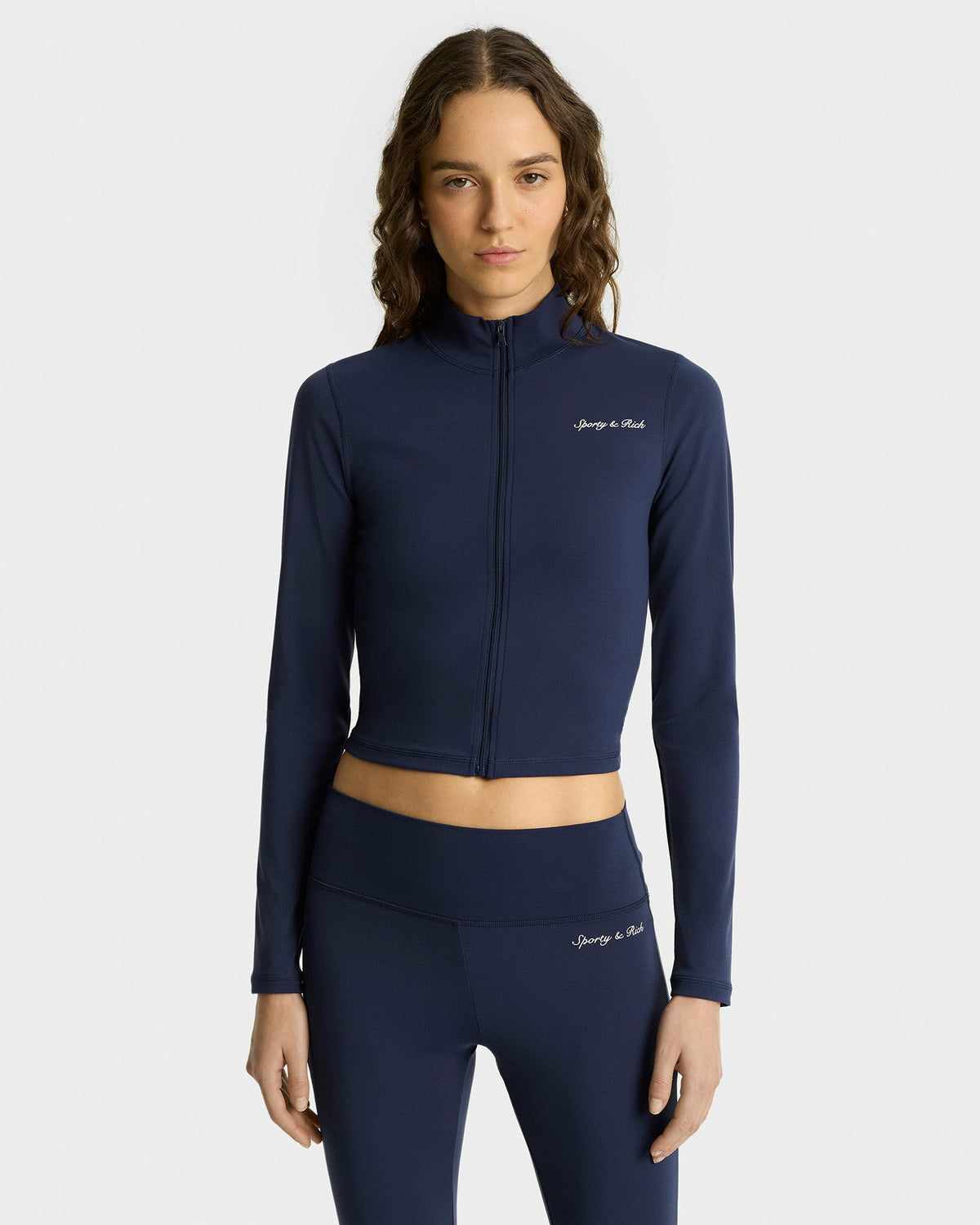 Sporty & Rich Syracuse Sports Jacket - Navy/White
