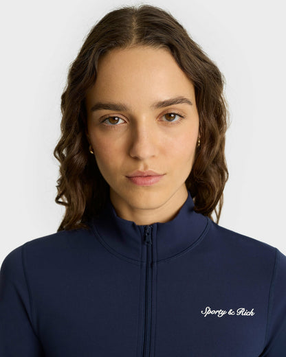Sporty & Rich Syracuse Sports Jacket - Navy/White