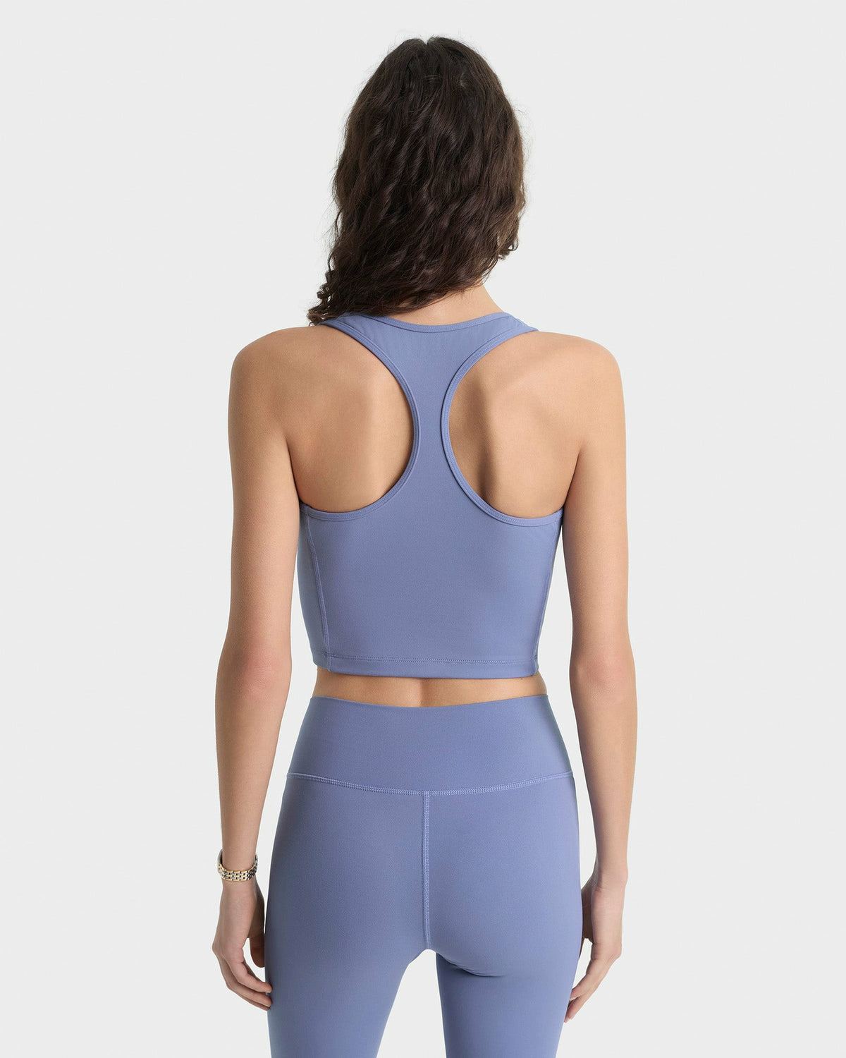 Sporty & Rich Serif Logo Sports Tank - Colony Blue
