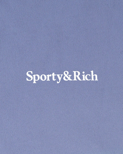 Sporty & Rich Serif Logo Sports Tank - Colony Blue