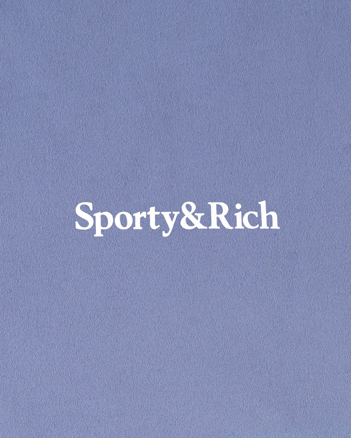 Sporty & Rich Serif Logo Active Short - Colony Blue/White