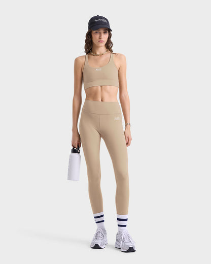 Sporty & Rich SR Runner Legging - Elephant/White
