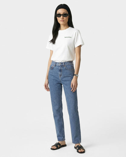 Sporty & Rich Play Tennis T-Shirt - White/Forest