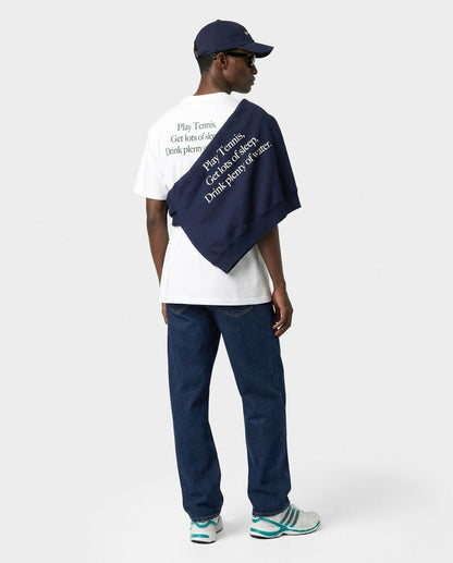 Sporty & Rich Play Tennis T-Shirt - White/Forest