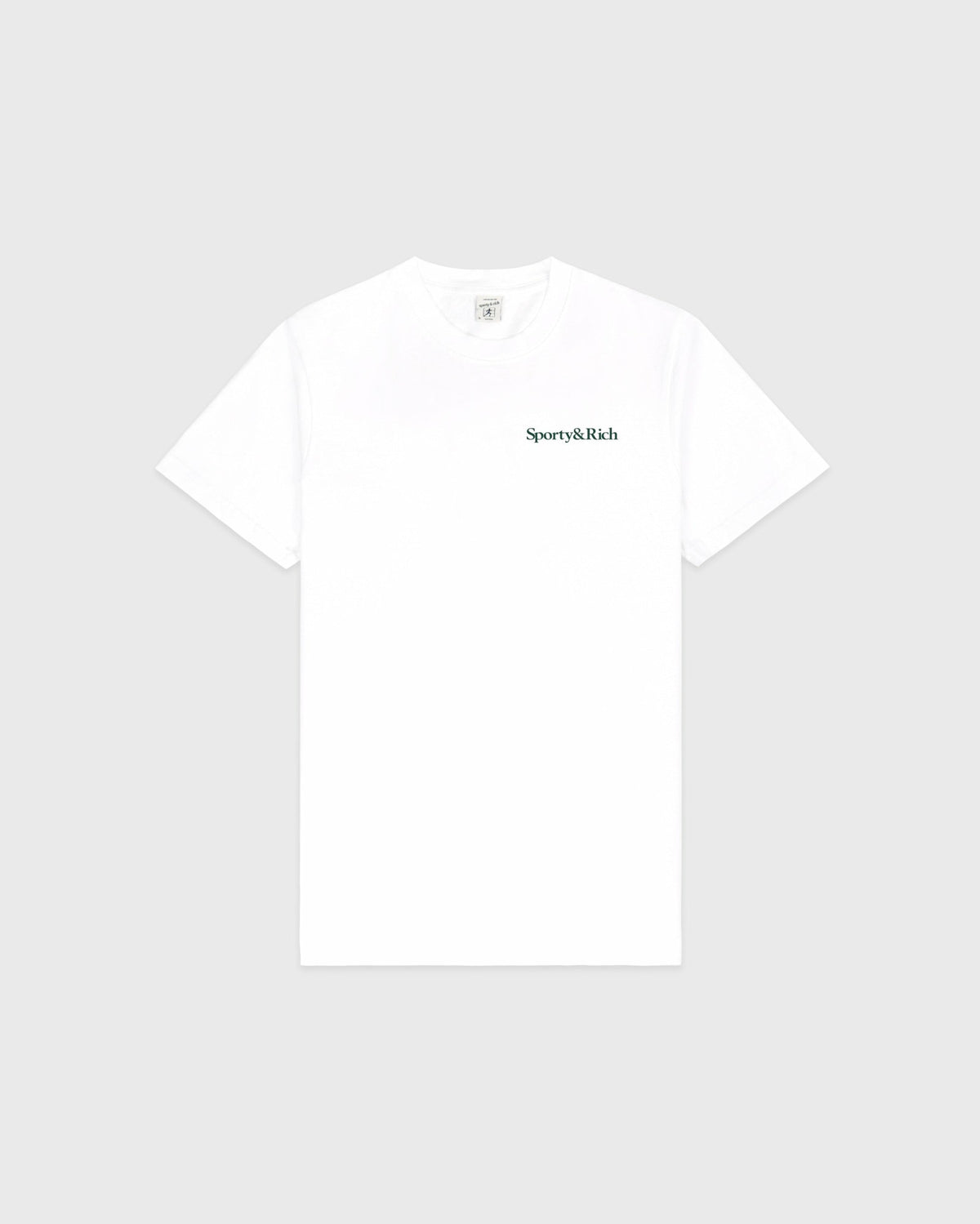 Sporty & Rich Play Tennis T-Shirt - White/Forest