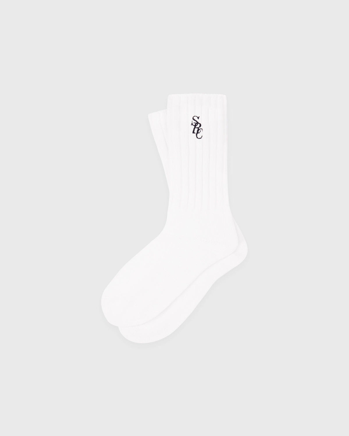 Sporty & Rich SRC Rib Socks - White