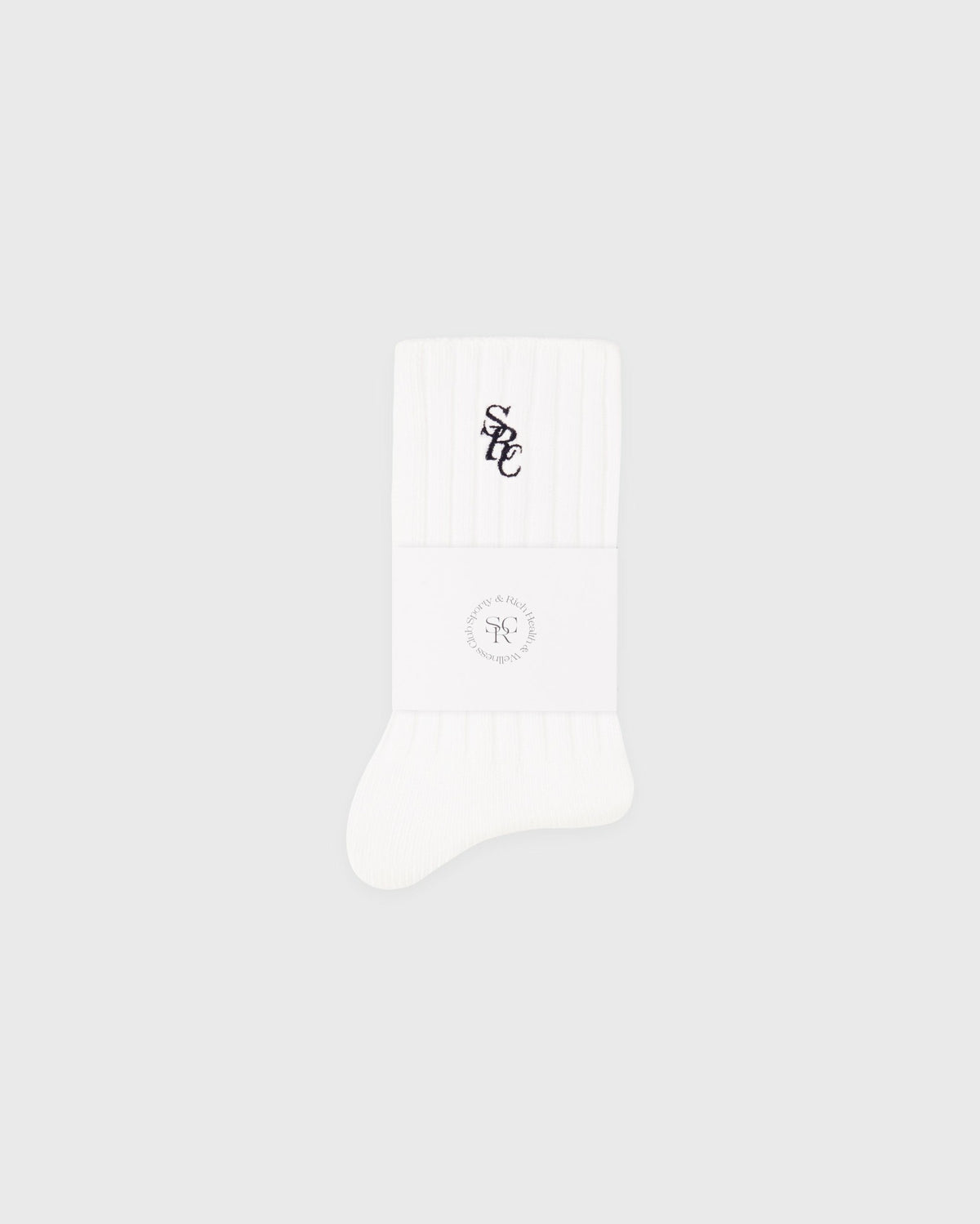 Sporty & Rich SRC Rib Socks - White