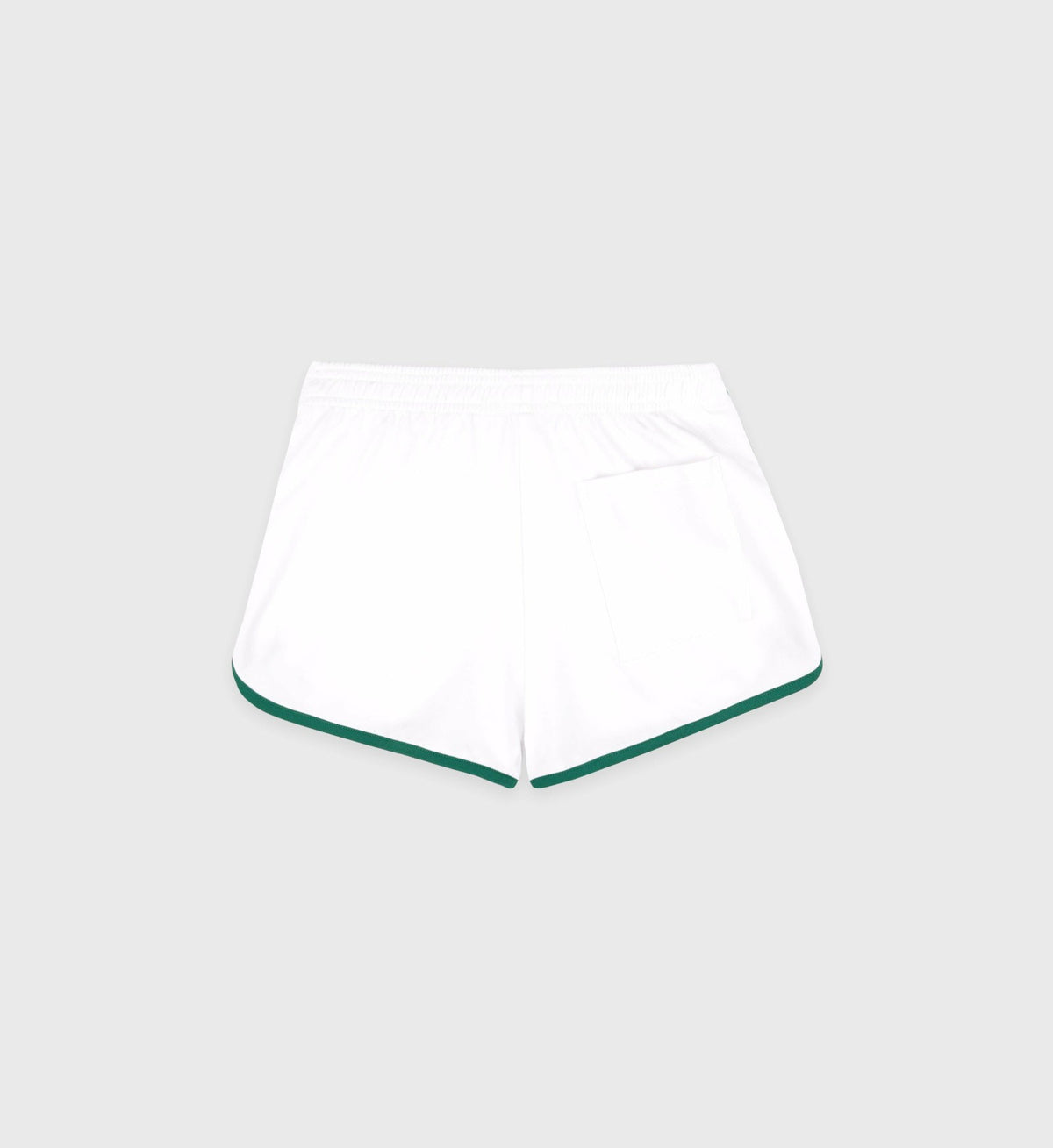 Sporty & Rich Crown Tennis Pique Short - White/Alpine
