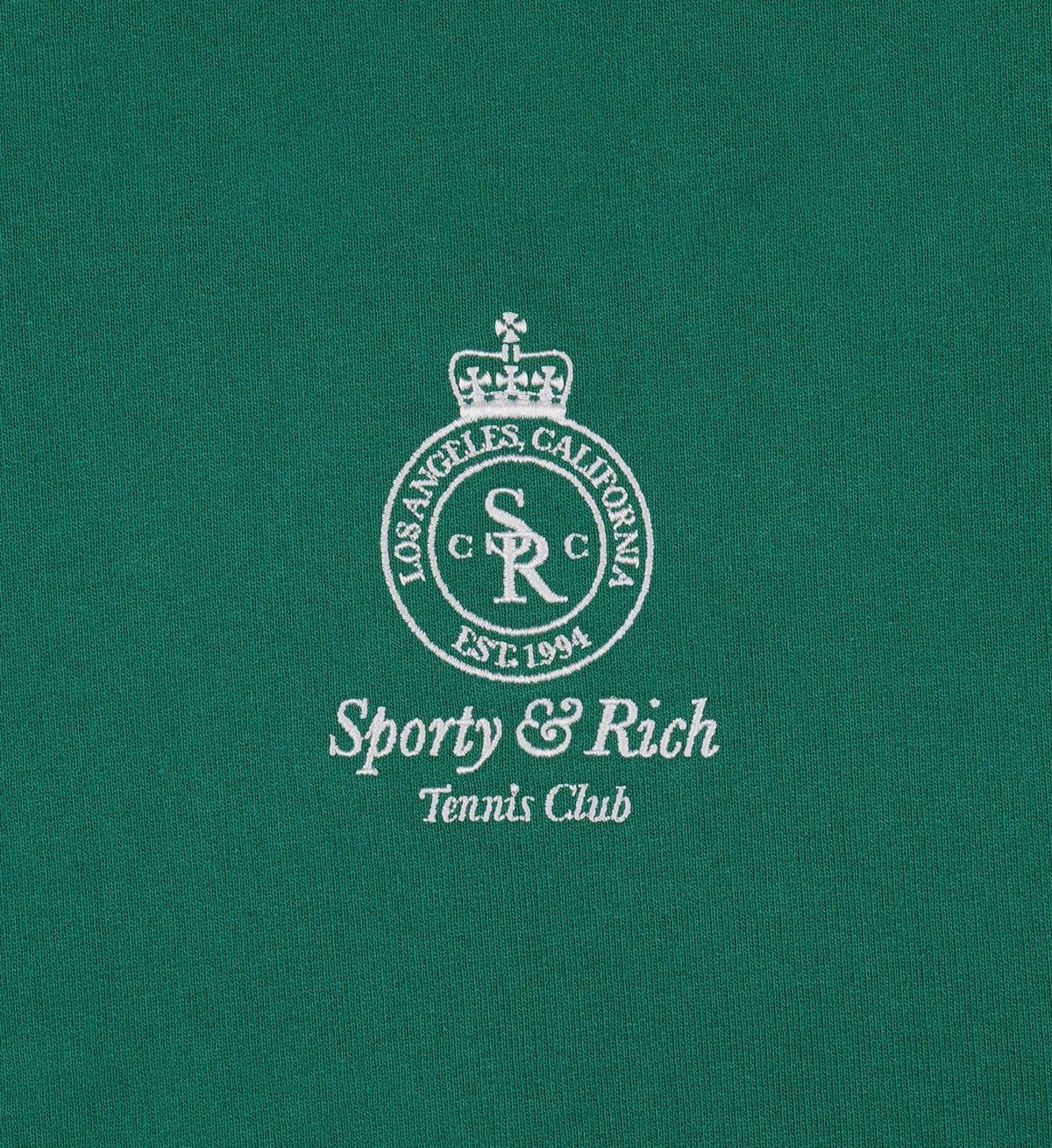 Sporty & Rich Crown Tennis Disco Short - Alpine/White