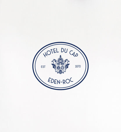 Sporty & Rich Eden Crest Sports Polo Vest - White/Navy